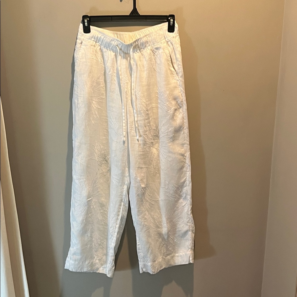 Joie White Wide Leg Pants
